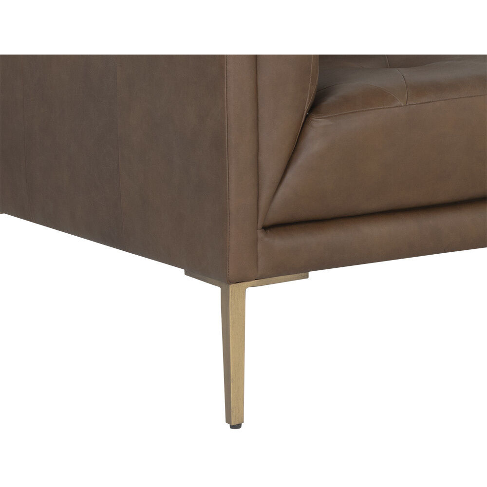 Westin Vintage Caramel Leather Sofa